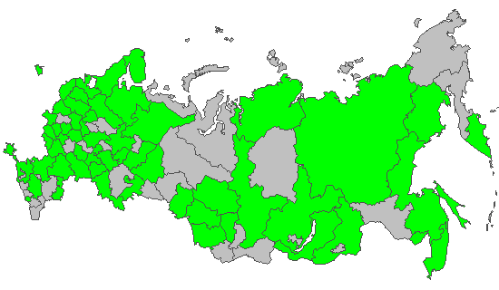 Рис. 1. Превышение недельных эпидпорогов заболеваемости