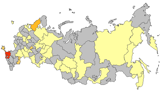 Fig. 8. Results of PCR detections of SARS-CoV-2 in Russia